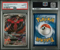 Yveltal 205/182 PSA 10 Pokemon Paradox Rift IR ILLUSTRATION RARE - Image 2