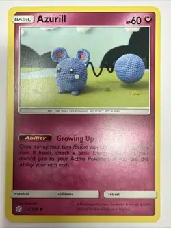 Azurill 146/236 Pokemon Cosmic Eclipse Common - Image 1