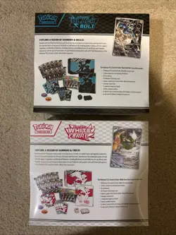 BRAND NEW SEALED Pokemon Black Bolt And White Flare ETBs Set Of Two - Image 3