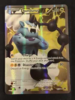 The Pokemon Company Thundurus 97/98 Full Art Holo 110HP English Emerging Powers - Image 1