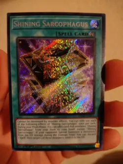 Yugioh Shining Sarcophagus LEDE-EN051 - Image 2