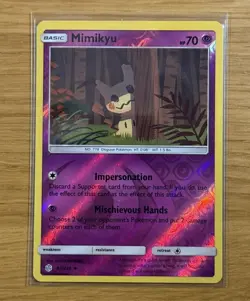 Pokemon Mimikyu 96/236 Sm-Cosmic Eclipse Reverse Holo NM Mint - Image 1