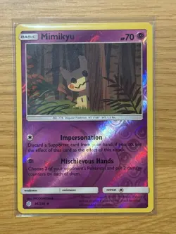 Pokemon Mimikyu 96/236 Sm-Cosmic Eclipse Reverse Holo NM Mint - Image 2