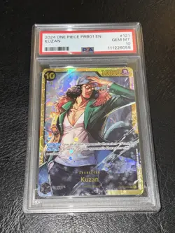 Kuzan - 2022 One Piece Card Game CCG JPN. Paramount War OP02-121 SEC PSA 10 🔥 - Image 1