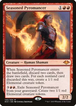 Seasoned Pyromancer MH1 Regular English NM - MTG - Image 1
