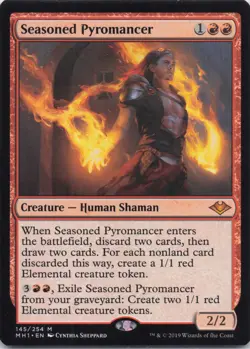 Seasoned Pyromancer Modern Horizons Regular Mythic #145 NM MTG - Image 1