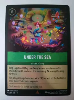 Disney Lorcana TCG - Fabled: Under The Sea (097/204) - Rare Foil - Near Mint - Image 1