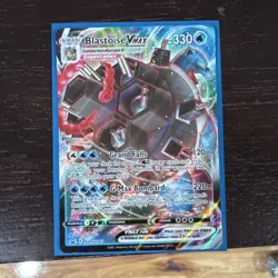 Pokemon Blastoise VMAX SWSH103 Sword & Shield Promo Full Art Holo English Card - Image 1