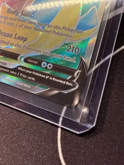 Lapras V (FULL ART) 189/202 SWSH01: Sword & Shield Base Set (NM) Holo Pokemon - Image 3