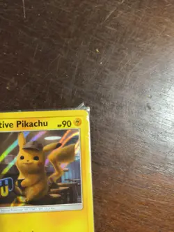 Pokemon TCG Detective Pikachu SM190 Stamped Holo Movie DVD Promo, Sealed - Image 2