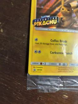 Pokemon TCG Detective Pikachu SM190 Stamped Holo Movie DVD Promo, Sealed - Image 5