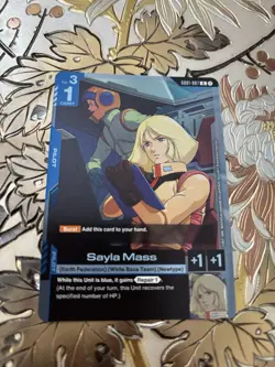 Gundam Card Game Singles GD01-087 R Sayla Mass New Type Rising - Image 1