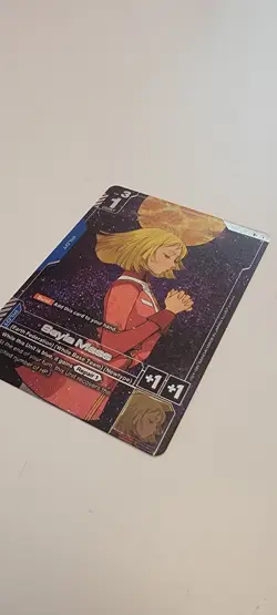 Gundam Card Game Newtype Rising Sayla Mass GD01-087 R+ Holo Foil Rare - Image 3