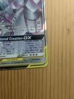 Pokemon TCG Arceus & Dialga & Palkia GX Tag Team Holo Rare Card 156/236 DMG - Image 3
