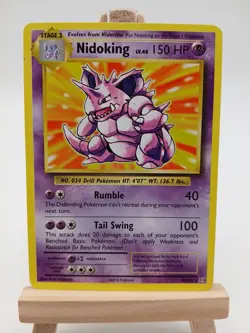 Nidoking 45/108 - XY Evolutions - Non-Holo Rare LP Pokemon Card, 2016 - Image 1