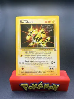 Pokemon TCG Electabuzz #2 Warner Bros Movie Black Star Promo Cards LP - Image 1