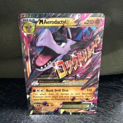 Pokemon - M Aerodactyl EX XY98 XY Black Star Promo Holo TCG Card LP (2016) - Image 1