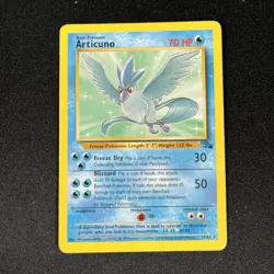 Articuno 17/62 WOTC Fossil Set Non-Holo LP Pokemon Card - Image 1