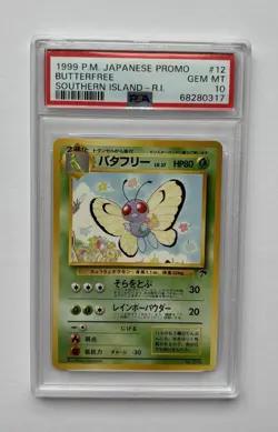 1999 Pokemon Japanese Promo Southern Islands #12 Butterfree PSA 10 Gem Mint 💎 - Image 1