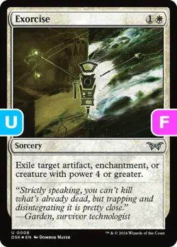 MTG Exorcise Duskmourn U Sorcery NM *Foil - Image 1