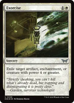 MTG Exorcise Duskmourn U Sorcery NM *Foil - Image 2