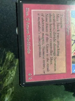 Magic the Gathering Two-Headed Giant of Foriys Card Beta LP - Image 2