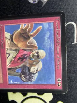 Magic The Gathering TWO-HEADED GIANT OF FORIYS BETA (1993) Light Play SEE PHOTOS - Image 3