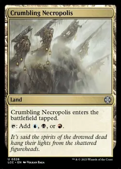 4 x Crumbling Necropolis - Commander: The Lost Caverns of Ixalan - NM-Mint - MTG - Image 1