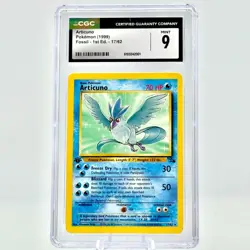 Articuno 17/62 1st Edition MINT CGC 9 Rare Non Holo Fossil 1999 Vintage Pokemon - Image 1