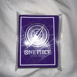 One Piece Card Game Bandai Fest Championship 2025 Silver Purple Sleeves Sealed - Image 1