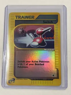 Switch Trainer Expedition Base Set 157/165 Reverse Holo Pokemon - NM - Image 1
