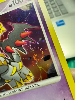 Giratina 9/127 Holo Rare Platinum with SWIRL MP Pokemon Card - Image 4