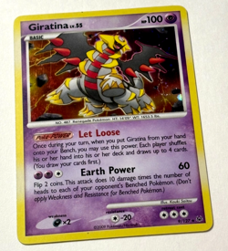Giratina 9/127 Holo Rare Platinum with SWIRL MP Pokemon Card - Image 5