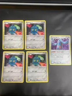 BRONZONG 6/123 D&P Mysterious Treasures Vintage Holo Pokemon Played Bronzor (74) - Image 1