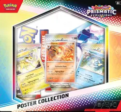 Pokemon Prismatic Evolutions Poster Collection New & Sealed LOT OF 3 - Image 1