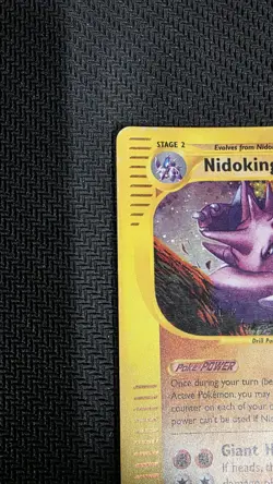 2003 Pokemon TCG Aquapolis E-Reader Nidoking Holo H18/H32 Holo E Series - Image 2