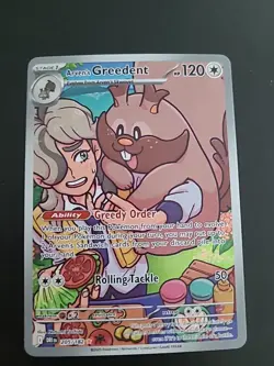 Arven's Greedent - 205/182 Illustration Rare - Pokemon TCG: Destined Rivals - NM - Image 1