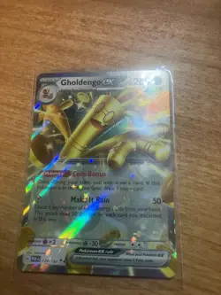 Gholdengo ex 139/182 Ultra Rare 2023 Pokemon TCG: Paradox Rift PF NM - Image 1