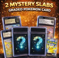 Pokemon Mystery Box - ( Two ) Random Graded Slab (Beckett/CGC/PSA) - Image 1