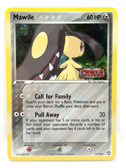 Mawile 17/108 EX Power Keepers Stamp Pokemon TCG Holo Foil Rare (LP) - Image 1