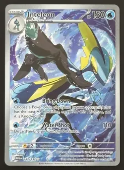 Inteleon 142/132- Pokemon TCG Mega Evolution Holo Illustration Rare NM - Image 1