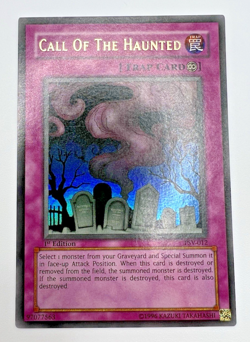 Vintage Yu-Gi-Oh! Call Of The Haunted (PSV-012 1st Edition Ultra Rare 2002) NM - Image 1