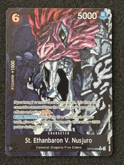 St. Ethanbaron V. Nusjuro OP13-080 Rare Alternate Art Near Mint One Piece Single - Image 1