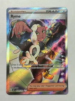 Pokemon TCG - Ryme - Obsidian Flames 221/197 Ultra Rare Full Art Trainer Holo - Image 1