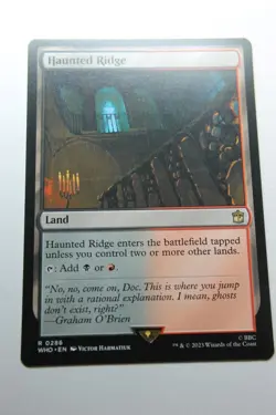 MTG Haunted Ridge x1- -Doctor Who-Near Mint - Image 1
