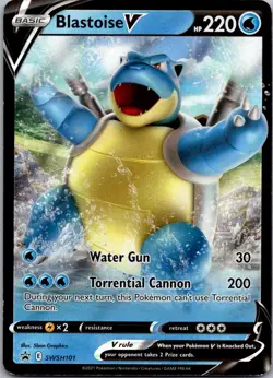 Blastoise V Promo SWSH: Sword & Shield Promo Cards SWSH101 NM - Image 1