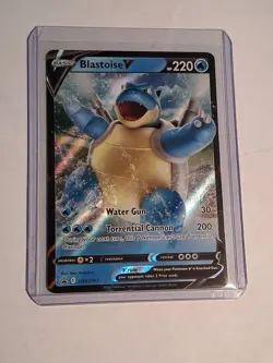 Blastoise V SWSH101 Black Star Promo Pokemon Sword & Shield Ultra Rare NM/M Card - Image 1