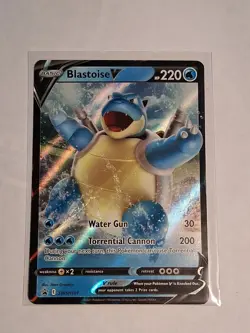 Blastoise V SWSH101 Black Star Promo Pokemon Sword & Shield Ultra Rare NM/M Card - Image 2
