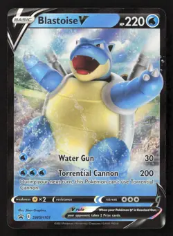 Blastoise V - Promo SWSH: Sword & Shield Promo Cards SWSH101 NM - Image 1