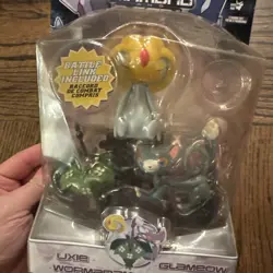 Pokemon Diamond and Pearl Uxie Glameow and Wormadam Figure Set 2007 Jakks Toy - Image 2